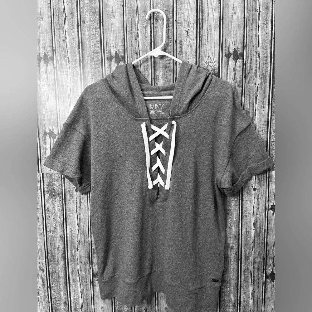 Marc New York Performace WOMENS short sleeve hooded sweat shirt - Picture 1 of 5